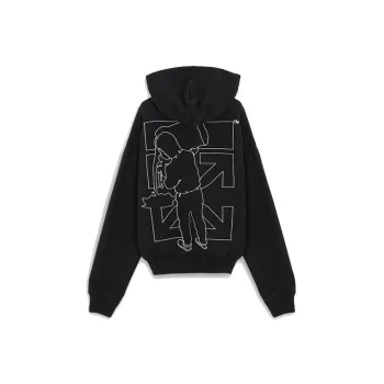 OFF WHITE Barrel Worker Over Hoodie