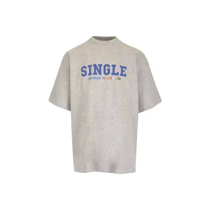Vetements T-Shirts Men Gray-0