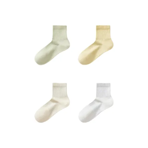Temooues Ankle Socks Women's Combo Set