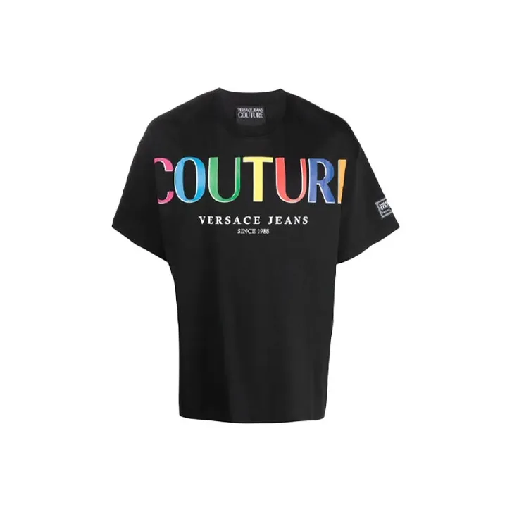 VERSACE JEANS COUTURE FW21 T Shirt Men's Black-0