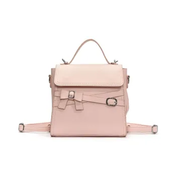 TTaG．baG PU Backpack Regular Women's White/Black/Blue/Pink/Yellow