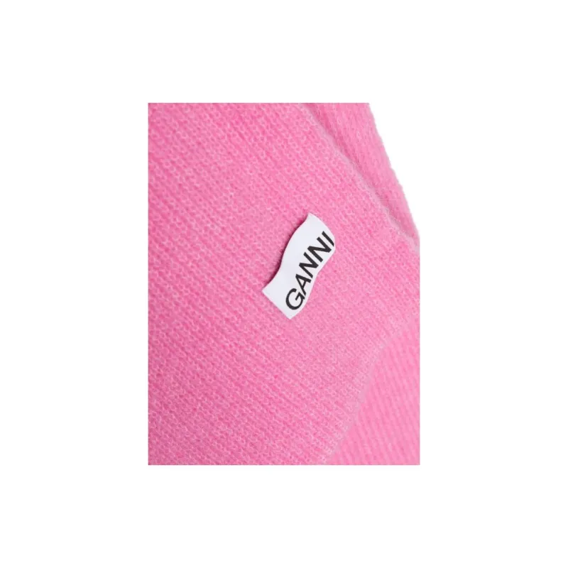 GANNI Knit Scarves Women's Pink-3