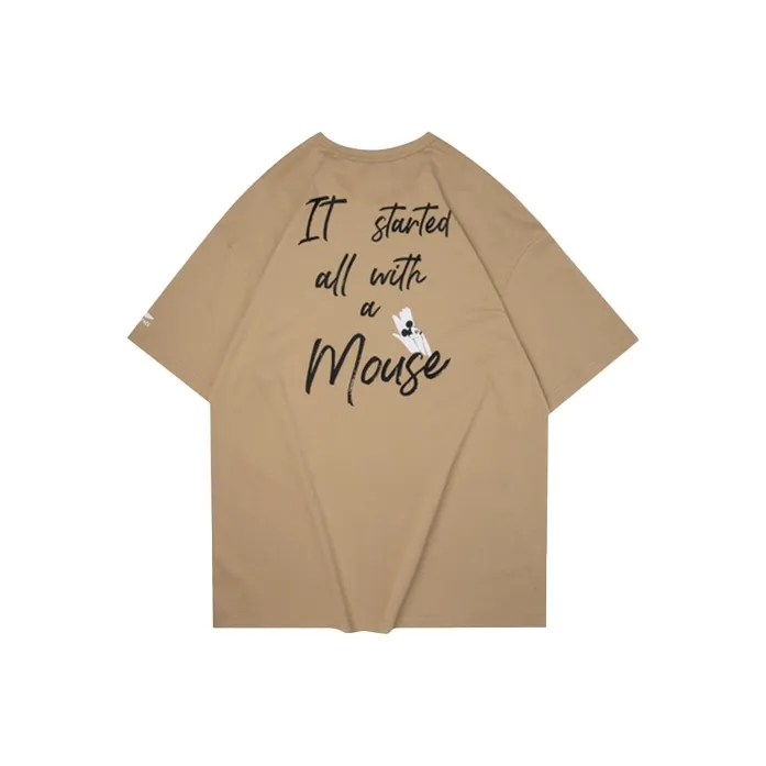 Disney X LINING T Shirts Men Starfish Brown-0