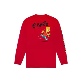 Vans Simpson Crossover T Shirts Men Red