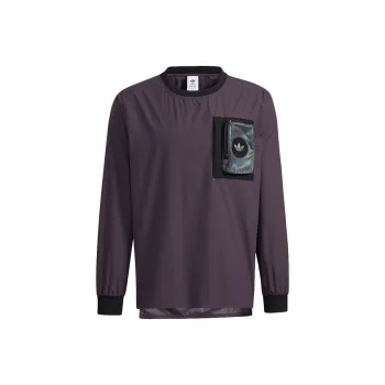 Adidas Originals Set in Sleeve T Shirt Men's Purple