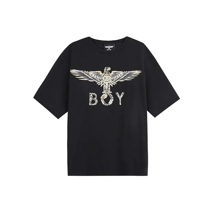 Boy London FW21 Heavyweight T Shirt Unisex Black-0