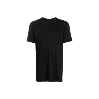 Rick Owens DRKSHDW Solid Color Crew Neck Short-Sleeved T-Shirt Men's Black