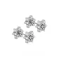 Hexagonal Star Stud Earrings, 1 Pair