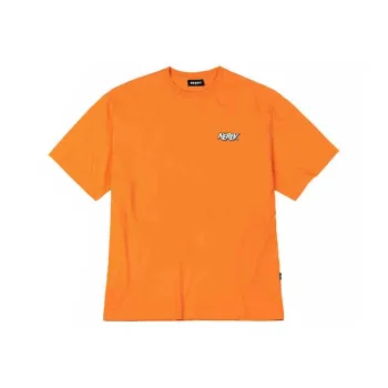 NERDY Straight T Shirt Unisex Orange