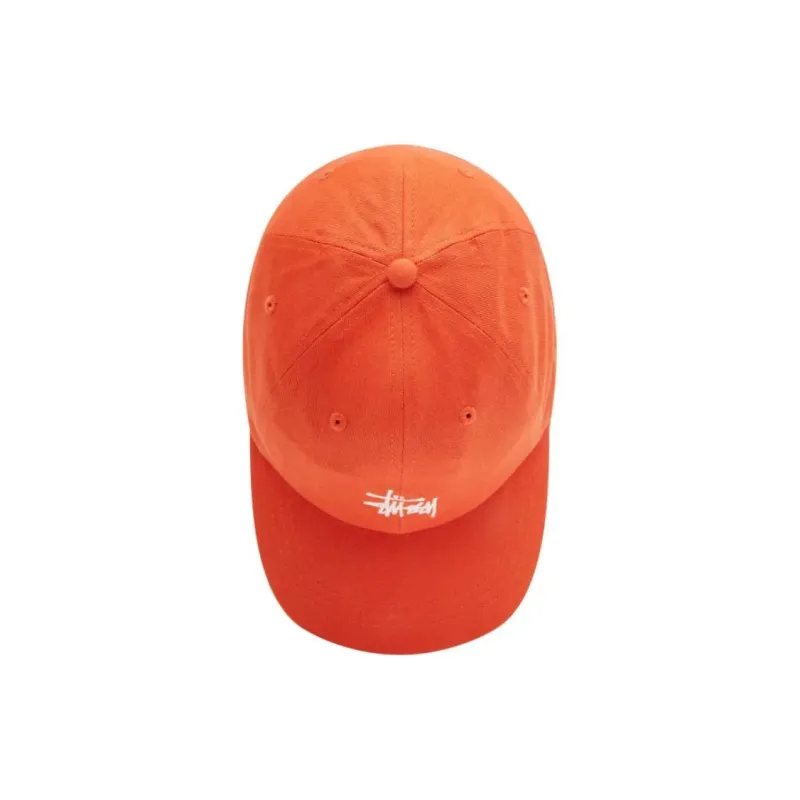Stussy Cotton Baseball Caps Unisex Orange-2