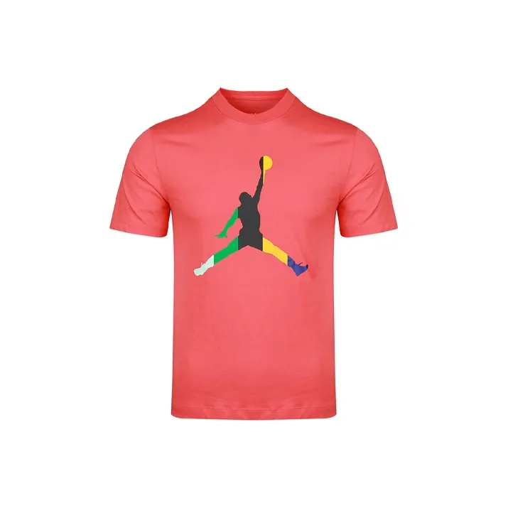 Jordan DNA Jumpman T Shirts Men Coral Red-0