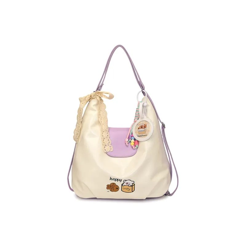 Ceion Keust PU Backpack Women's Multicolor-0