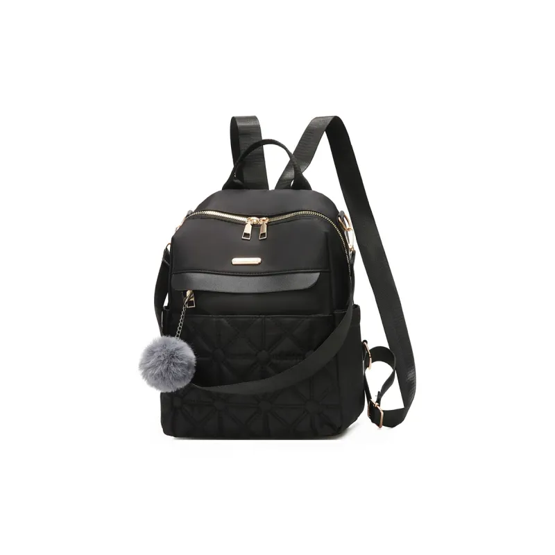 SURELAPTOP Nylon Backpack Women's Multicolor-3