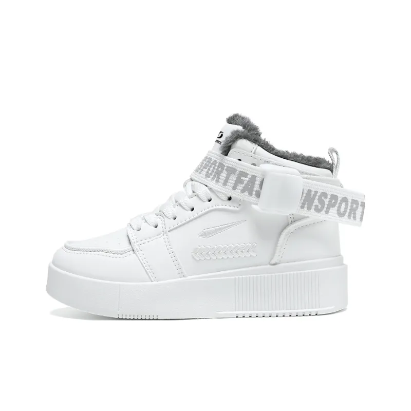 SOURCE Coverage Warm Anti Slip And Wear Resistant High Top Skateboard Shoes Unisex-1