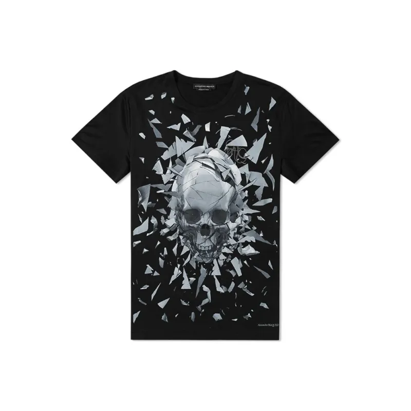 Alexander McQueen Regular T Shirt Men's Black-0