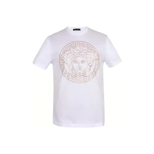 VERSACE Medusa Motif Studded T shirt