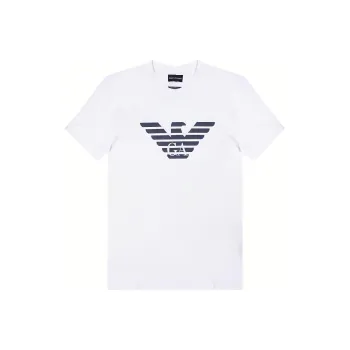 EMPORIO ARMANI Pima jersey T shirt With Logo Print