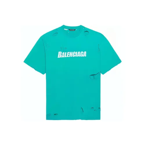 Balenciaga Caps Destroyed Flatground T shirt