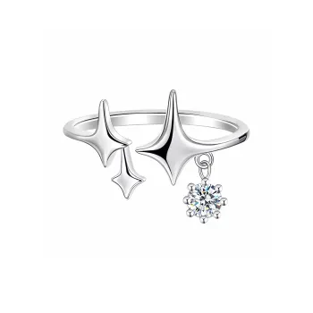 R Z Y S925 Silver Rings Women's