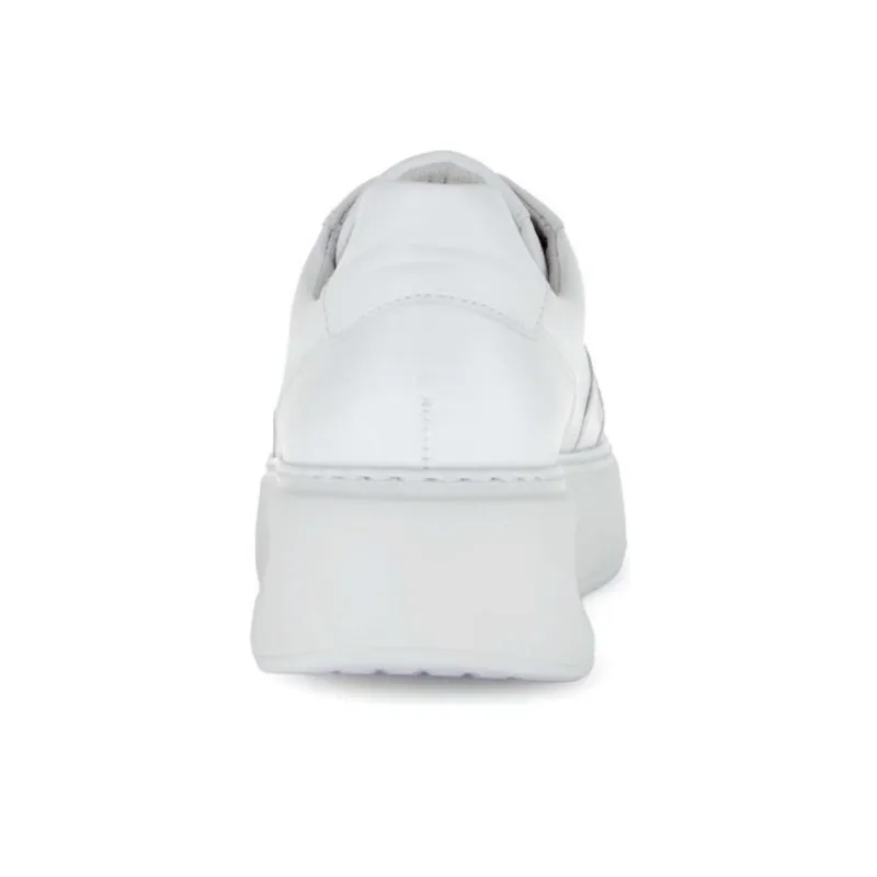 Gabor Comfort Low Top Skateboard Shoes Women's White-4