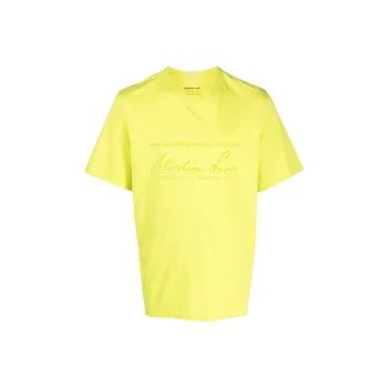 Martine Rose T Shirts Men Yellow