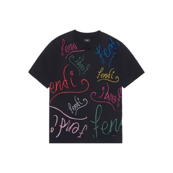 FENDI X Noel Fielding Embroidered T Shirt