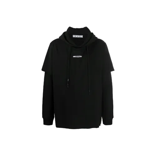 OFF WHITE Barrel Worker Double Tee Hoodie