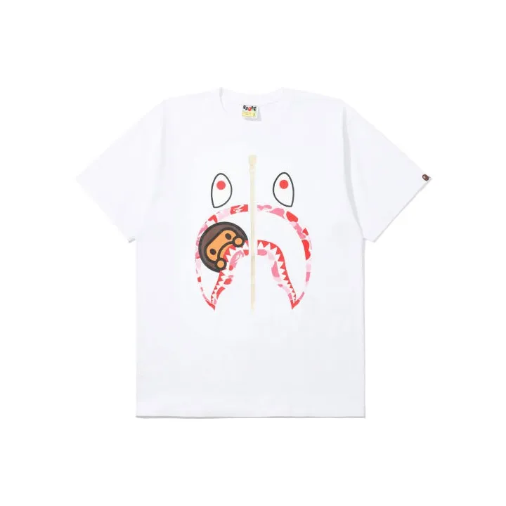 Bape Abc Camo Milo Shark Tee-5
