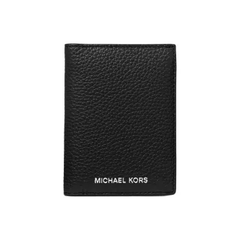 MICHAEL KORS COOPER Cow Leather Wallet Men's Black