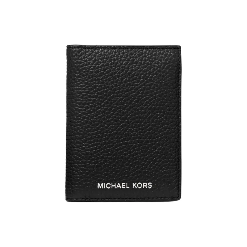 MICHAEL KORS COOPER Cow Leather Wallet Men's Black-0
