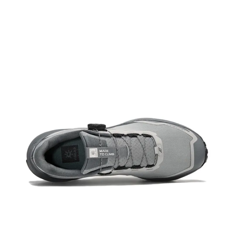KAILAS Brackets Anti Slip And Wear Resistant Coverage Low Top Trekking Shoes Men's Gray-2