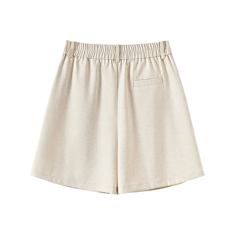 TOUCH Casual Shorts Women's Beige-1