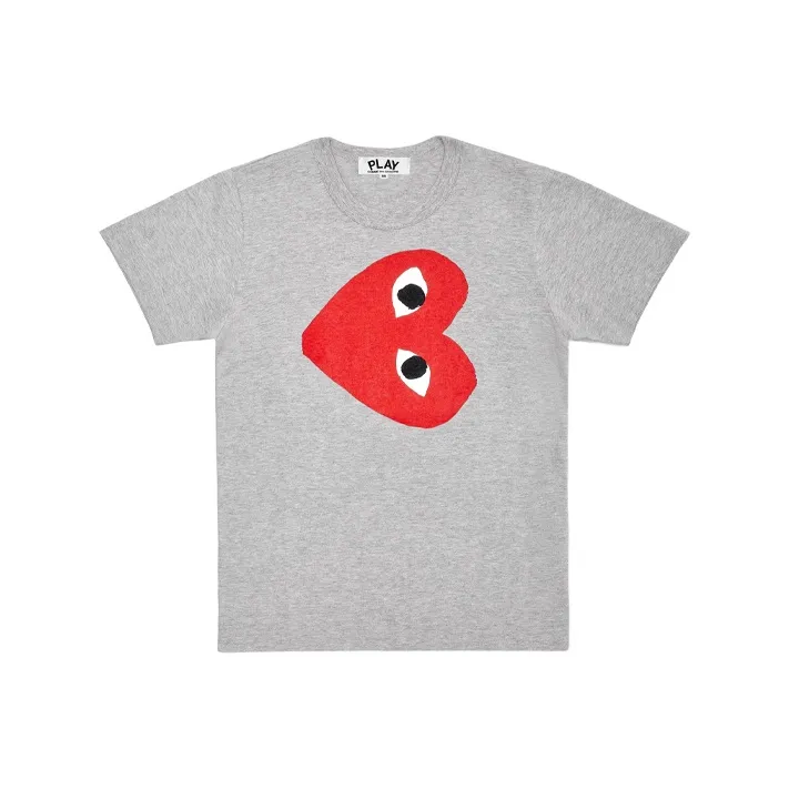 CDG Play Red Heart T Shirt-0