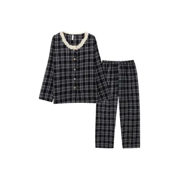 Sleeping Beauty Pajama Set Women's Dark Gray