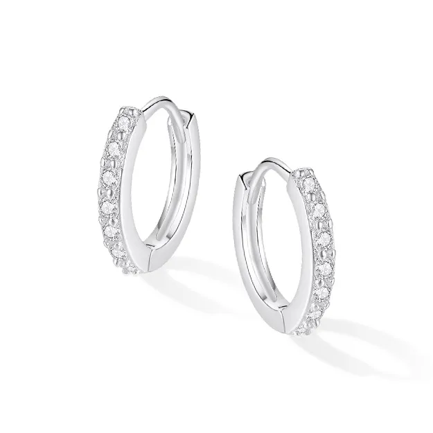 ETAHLOVE Sterling Silver Earrings Unisex-0