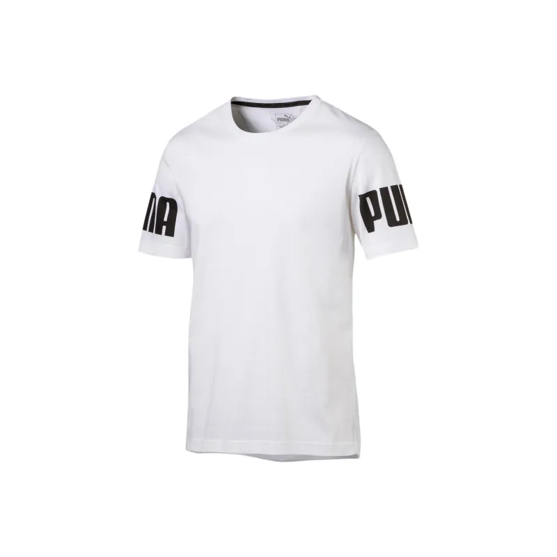 PUMA Rebel T Shirts Men White-0