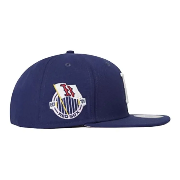 New Era Polyester Baseball Caps Unisex Light Navy Blue-1