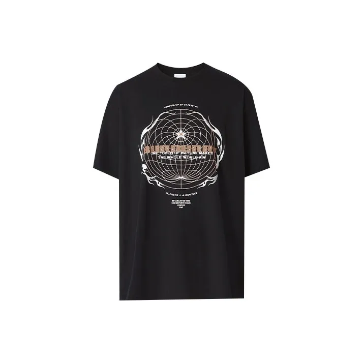 Burberry T Shirts Men Black-0