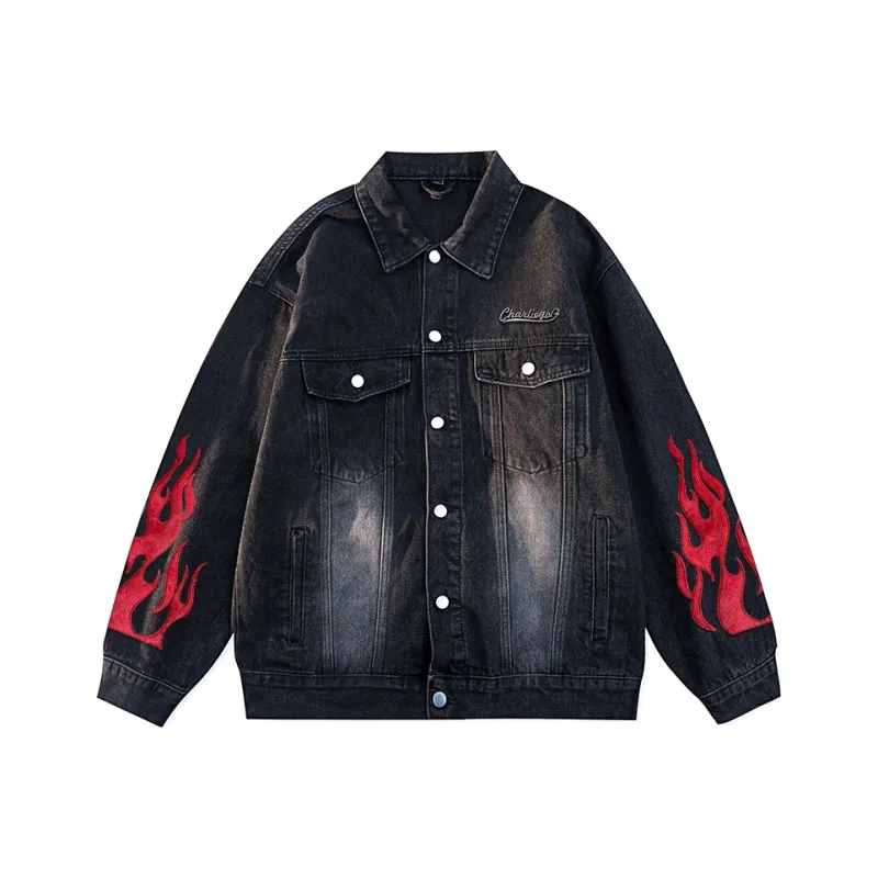 CHARLIE GOLF Denim Jacket Unisex-0