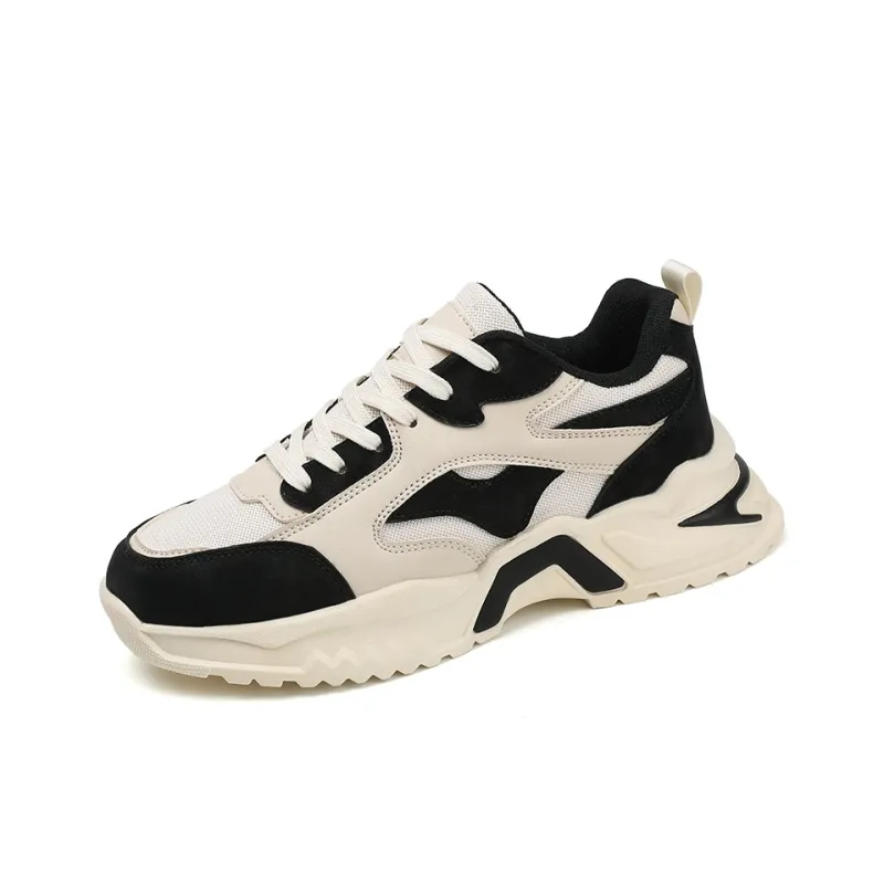 Vxv Slip Resistant Lightweight Height Increasing Low Top Chunky Sneakers Men's-6