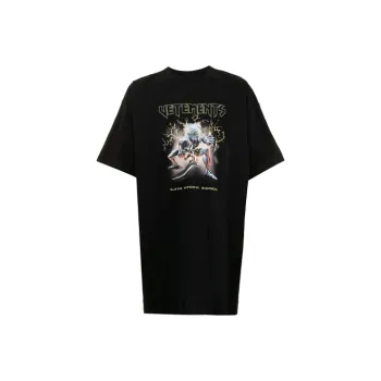Vetements Electric Logo Heavy Metal T-Shirt