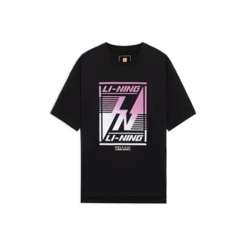 LiNing China Li Ning T Shirts Men Black