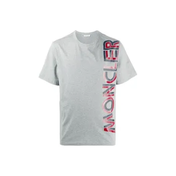 Moncler T Shirts Men Gray