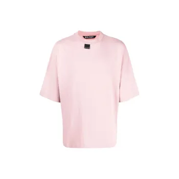 PALM ANGELS Blurred Logo Oversized T Shirt