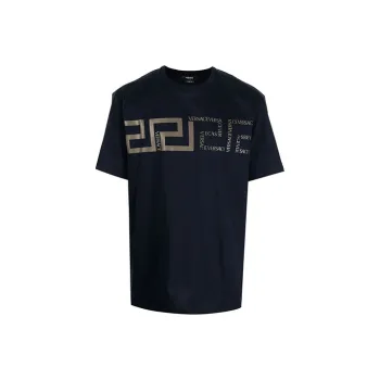 VERSACE T Shirts Men Dark Blue
