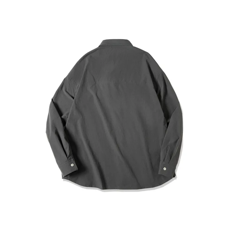 MADEN Shirts Men Dark Gray-1