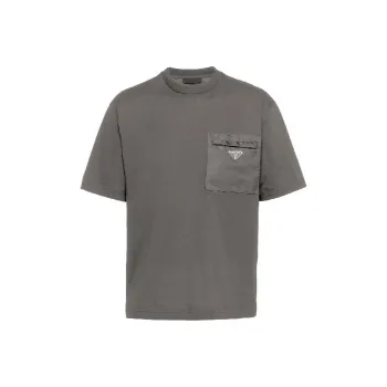 PRADA T Shirts Men Gray