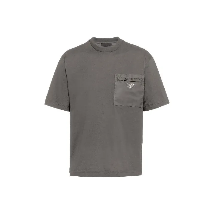 PRADA T Shirts Men Gray-0