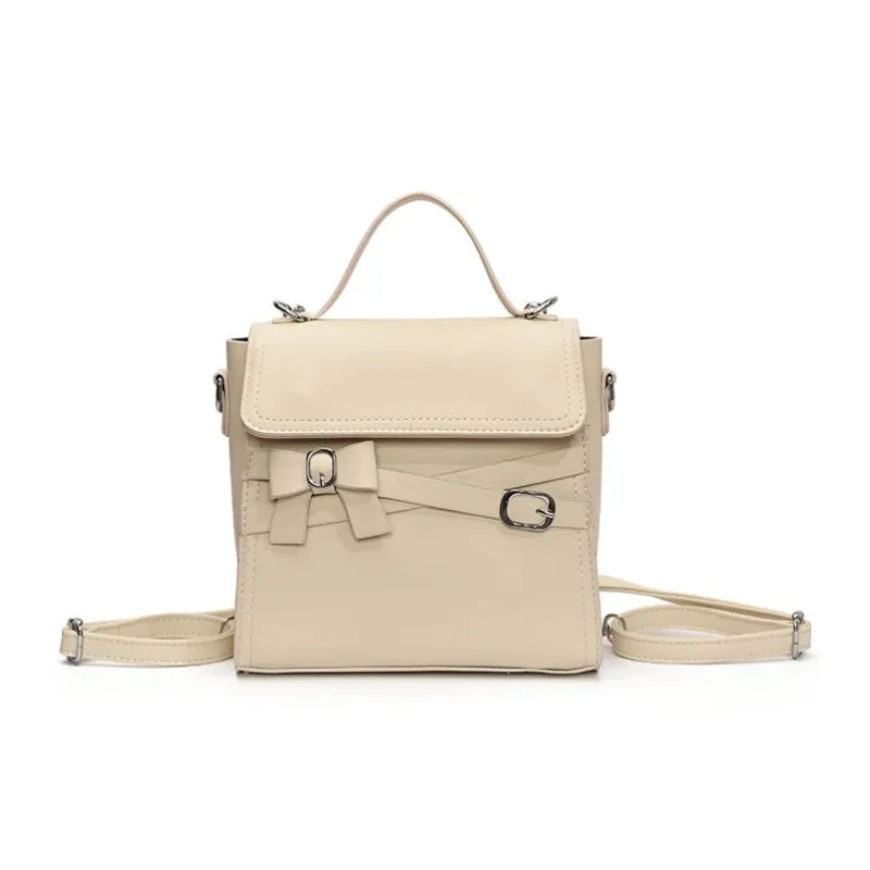 TTaG．baG PU Backpack Regular Women's White/Black/Blue/Pink/Yellow-0