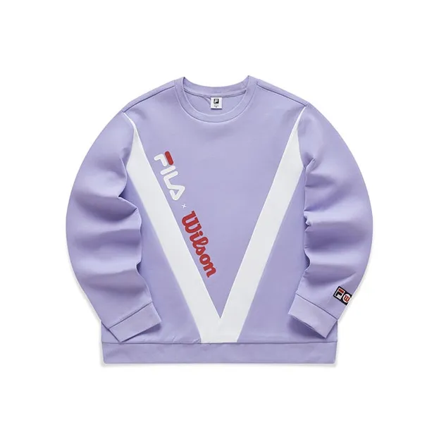 Wilson X FILA Sweatshirts Unisex Perilla Purple-0
